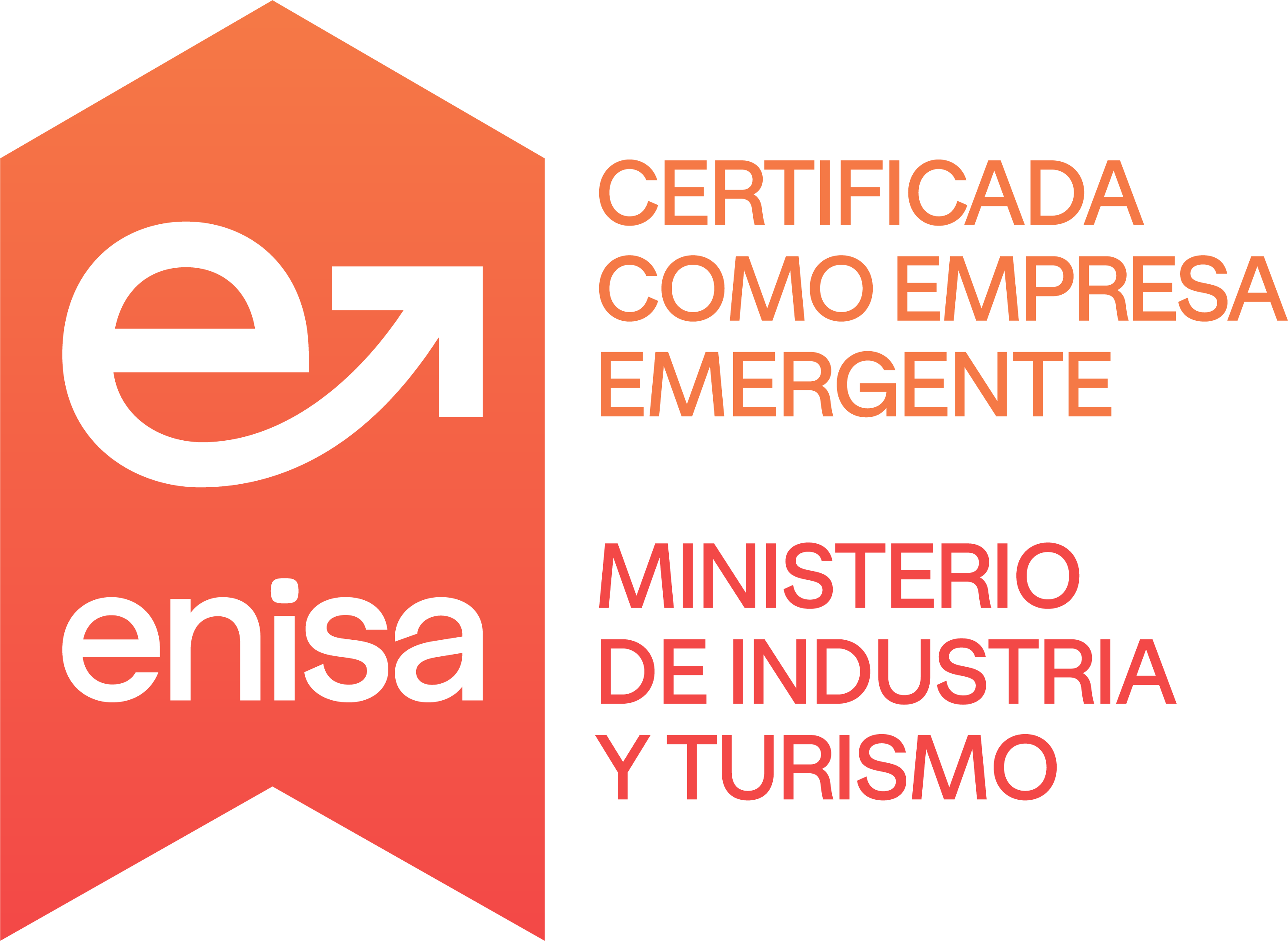 Certificada como empresa emergente por ENISA – Ministerio de Industria y Turismo de España – HolaPlace